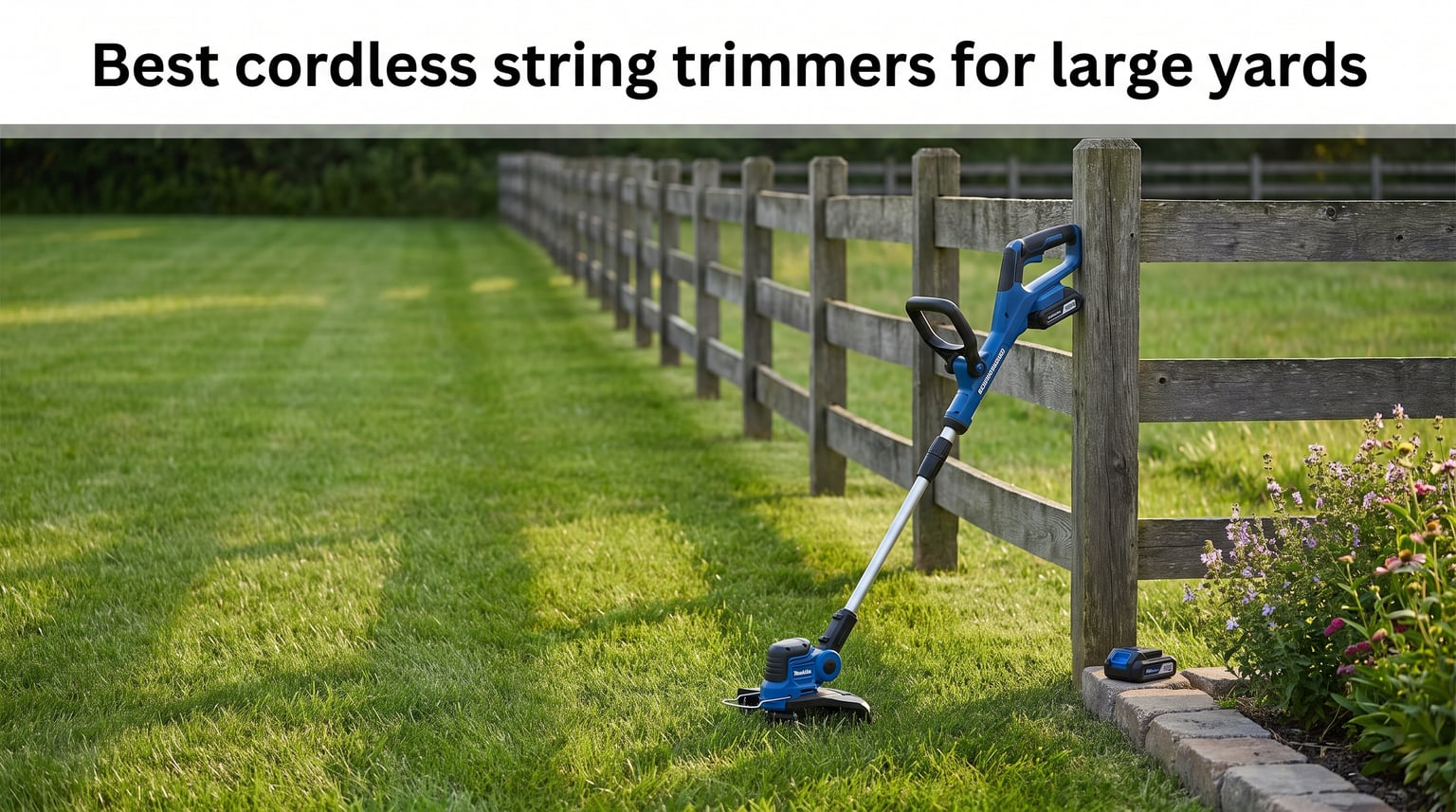 Best cordless string trimmers for large yards