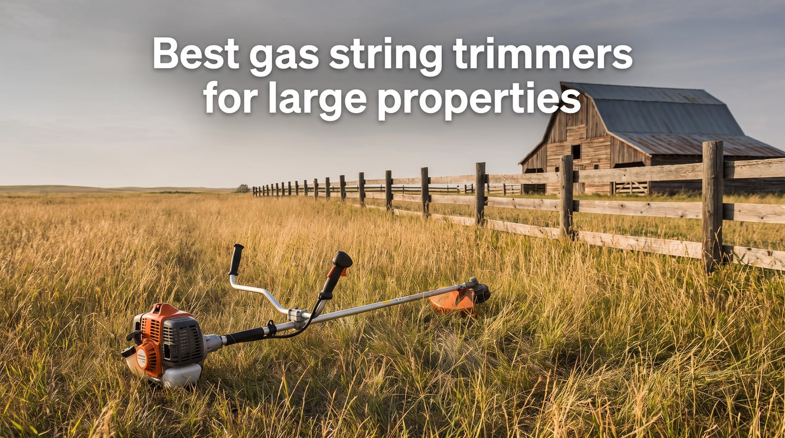 Best gas string trimmers for large properties