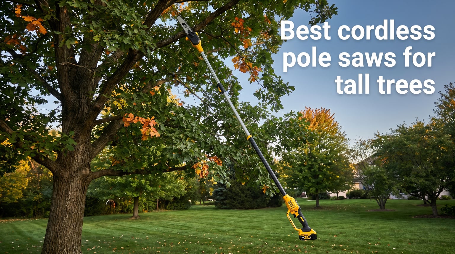 Best cordless pole saws for tall trees