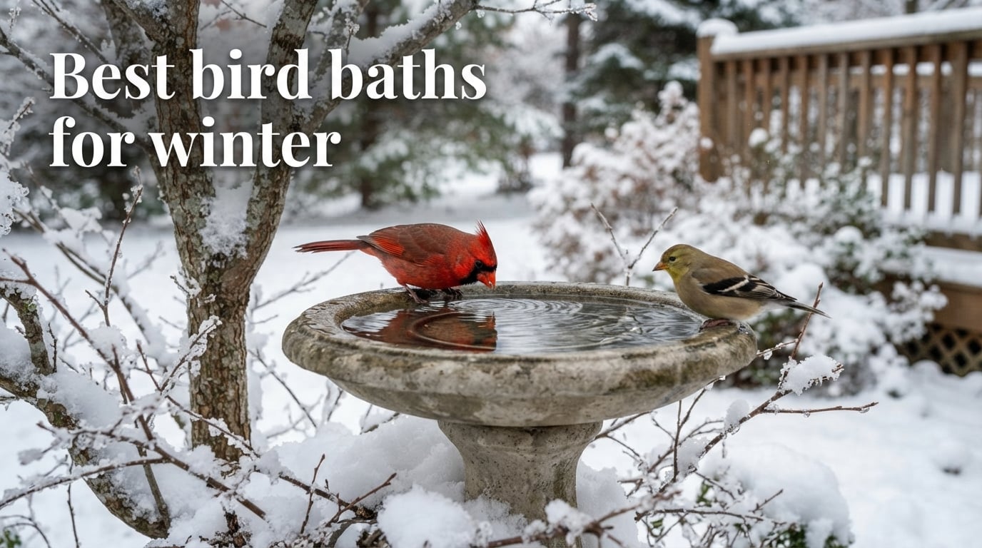 Best bird baths for winter