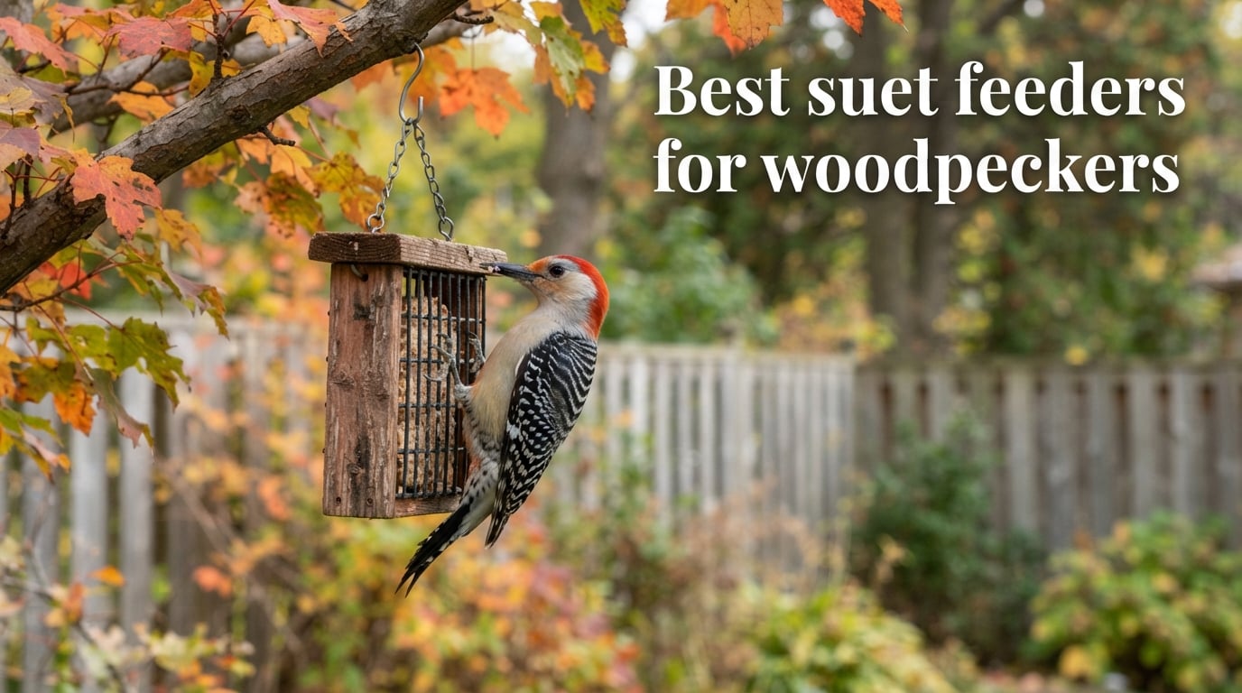 Best suet feeders for woodpeckers