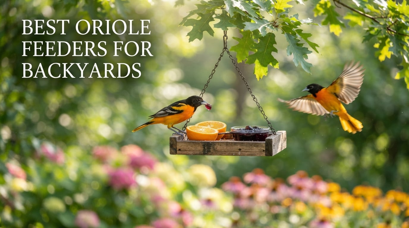 Best oriole feeders for backyards