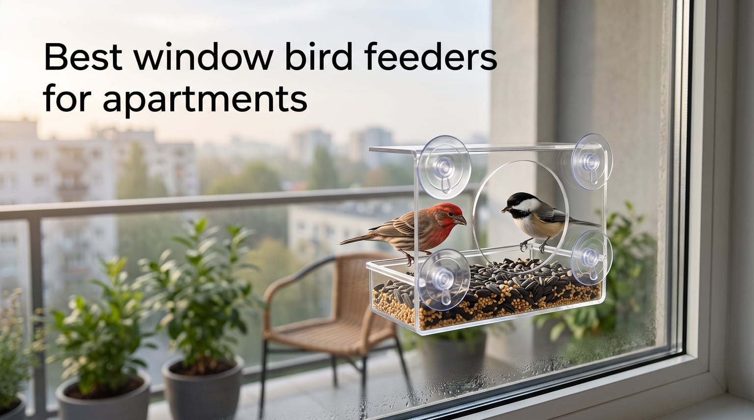 Best window bird feeders for apartments