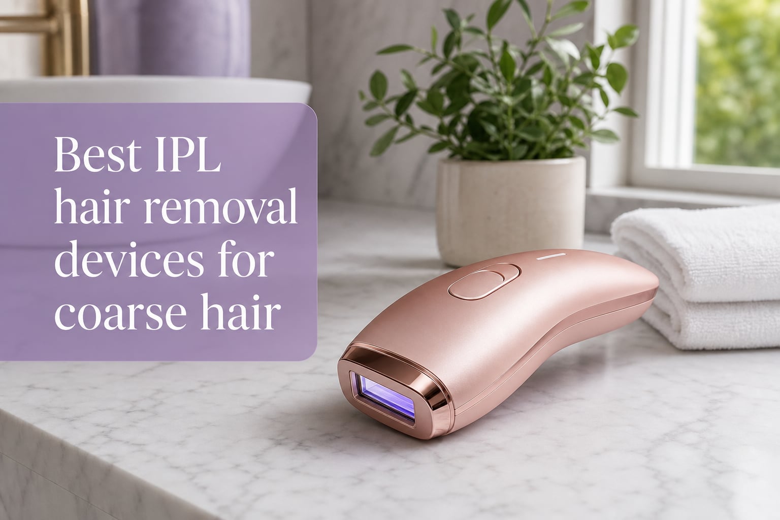Best IPL hair removal devices for coarse hair