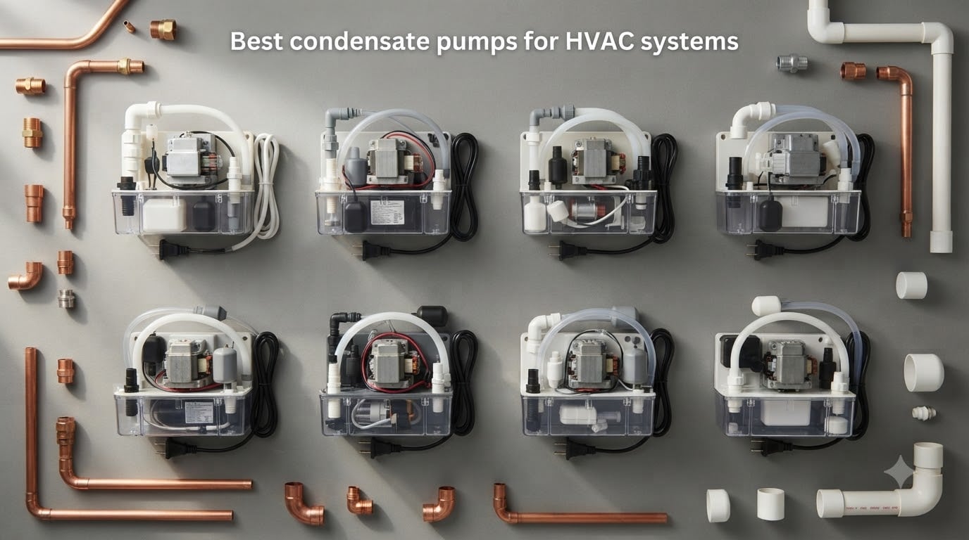Best condensate pumps for HVAC systems