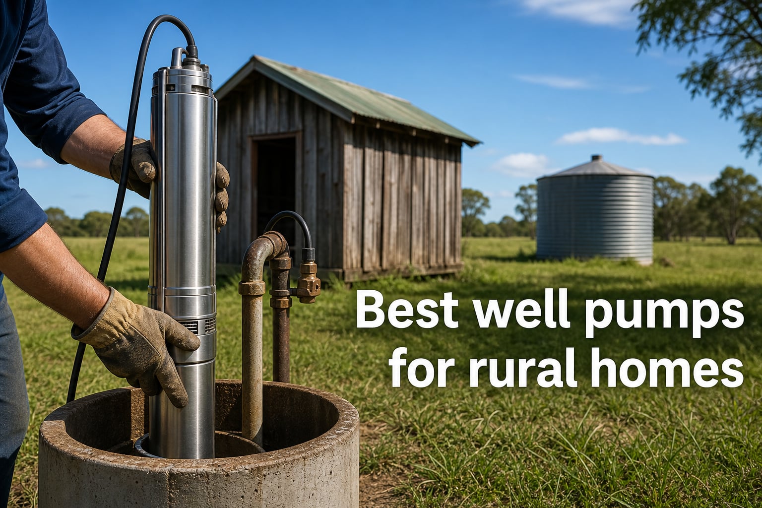 Best well pumps for rural homes