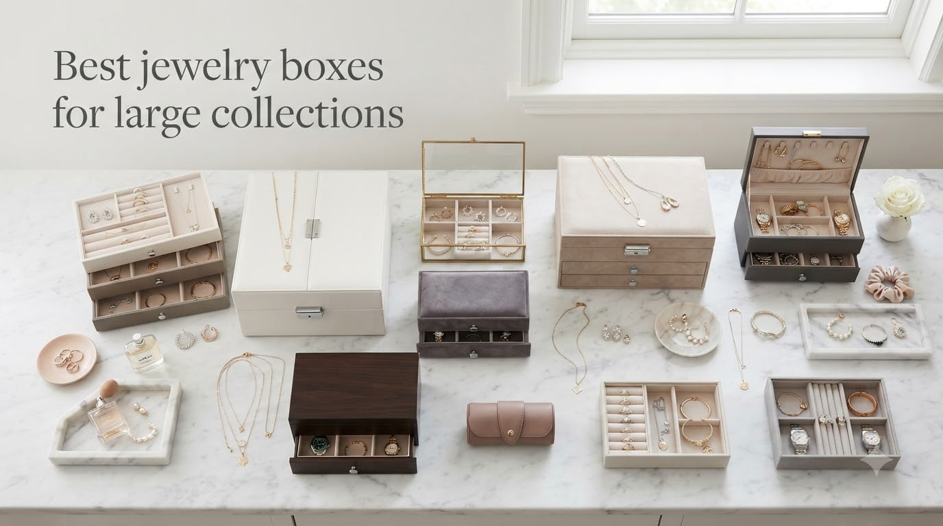 Best jewelry boxes for large collections
