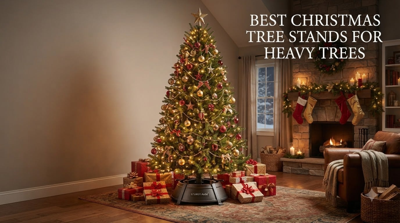 Best Christmas tree stands for heavy trees