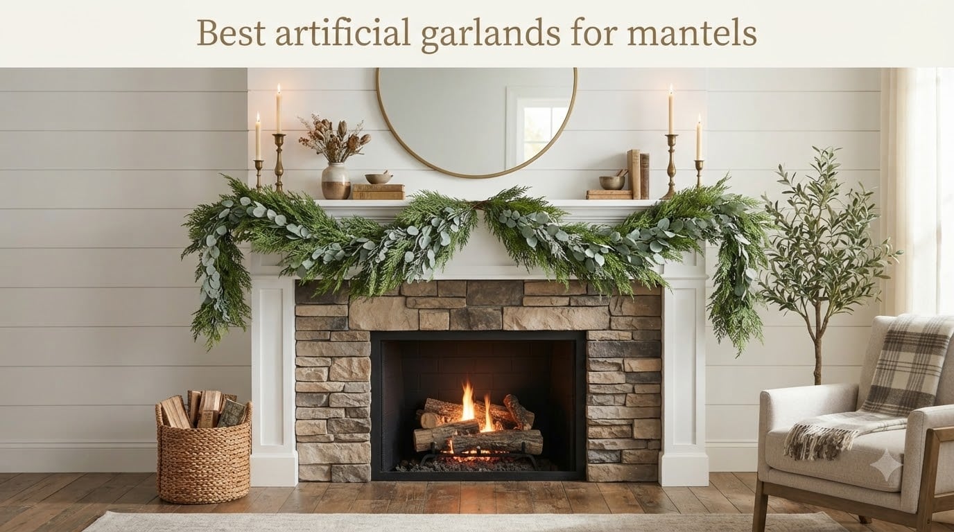 Best artificial garlands for mantels