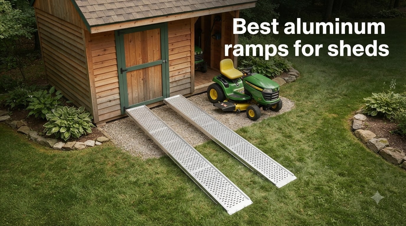 Best aluminum ramps for sheds