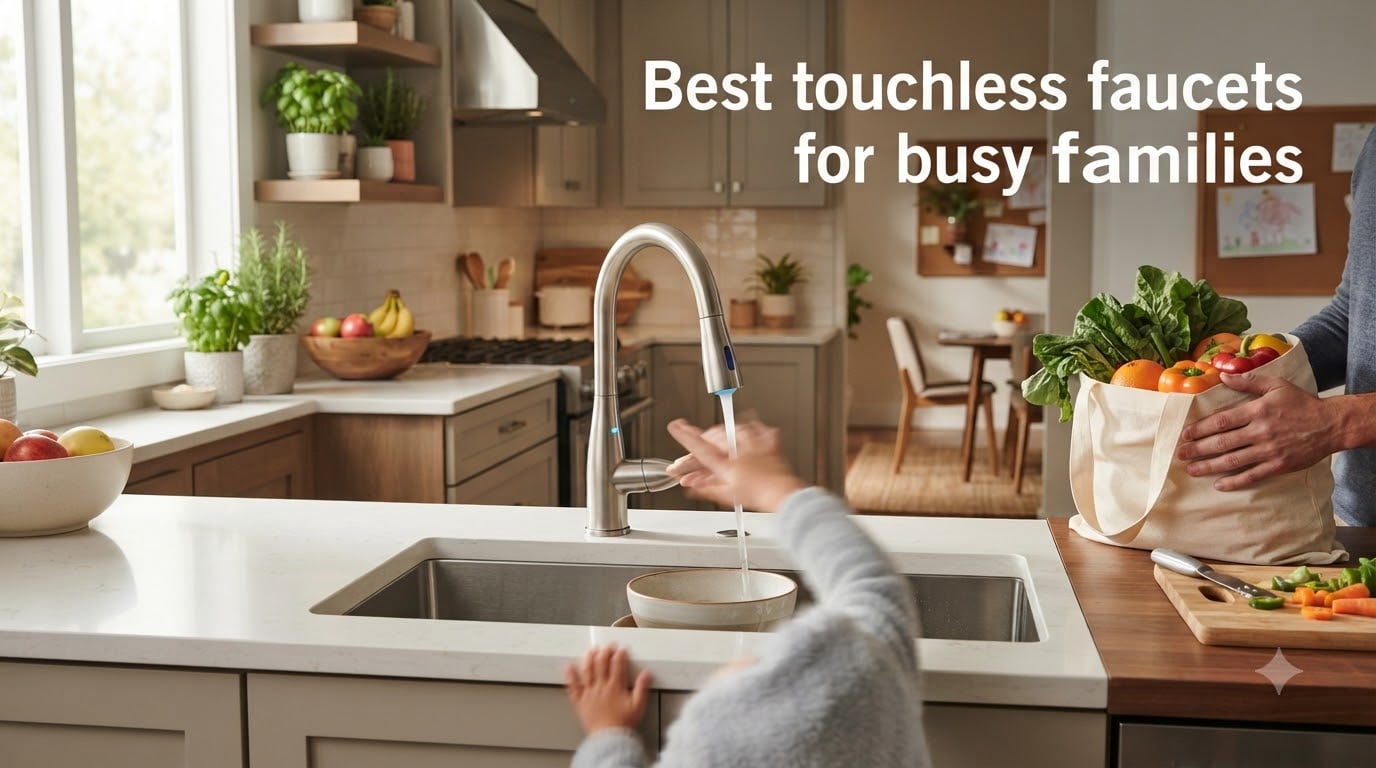 Best touchless faucets for busy families