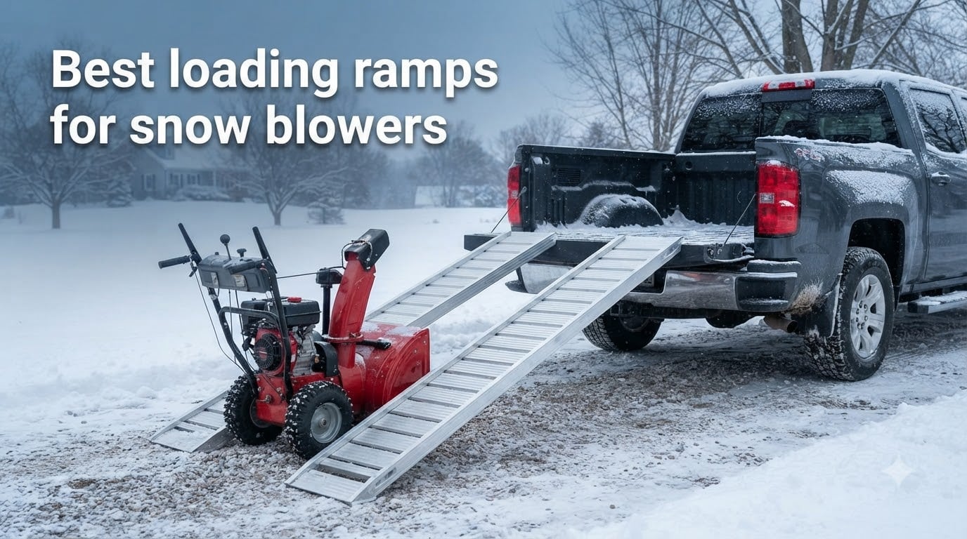 Best loading ramps for snow blowers