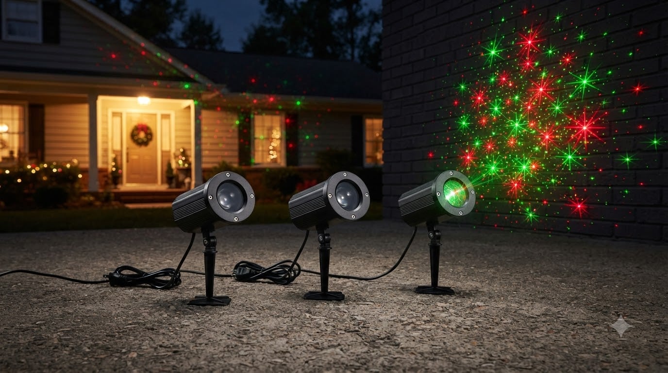Best outdoor holiday projectors for houses