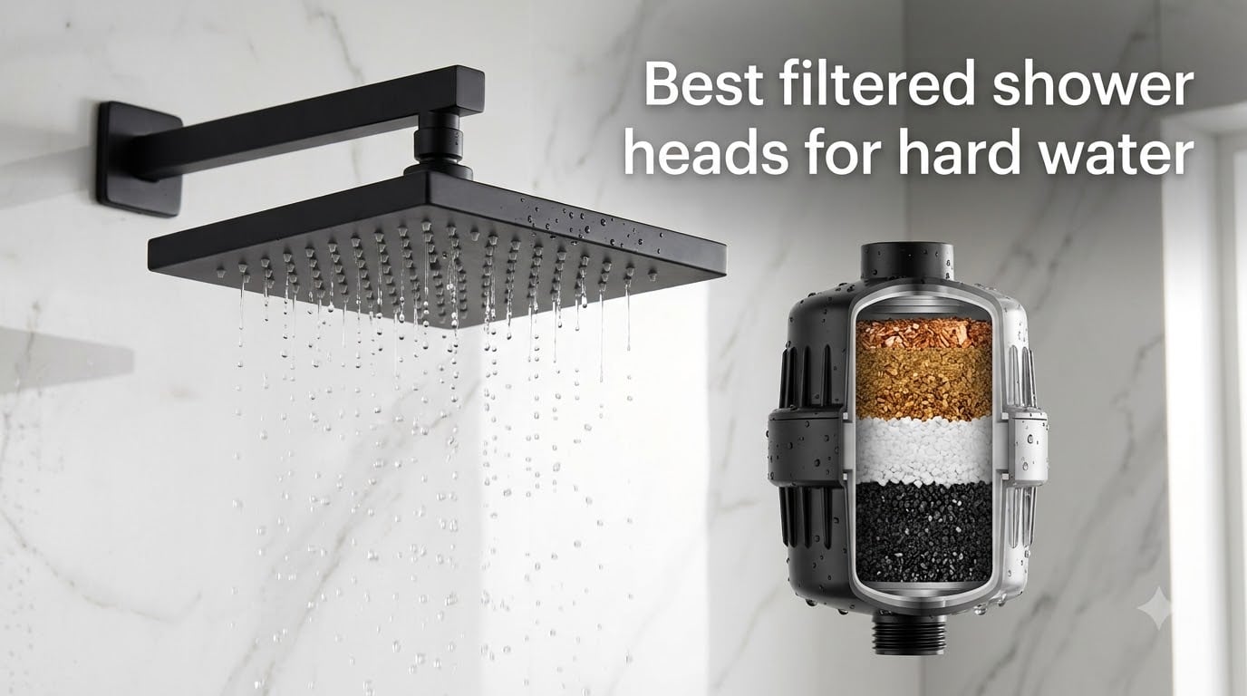 Best filtered shower heads for hard water