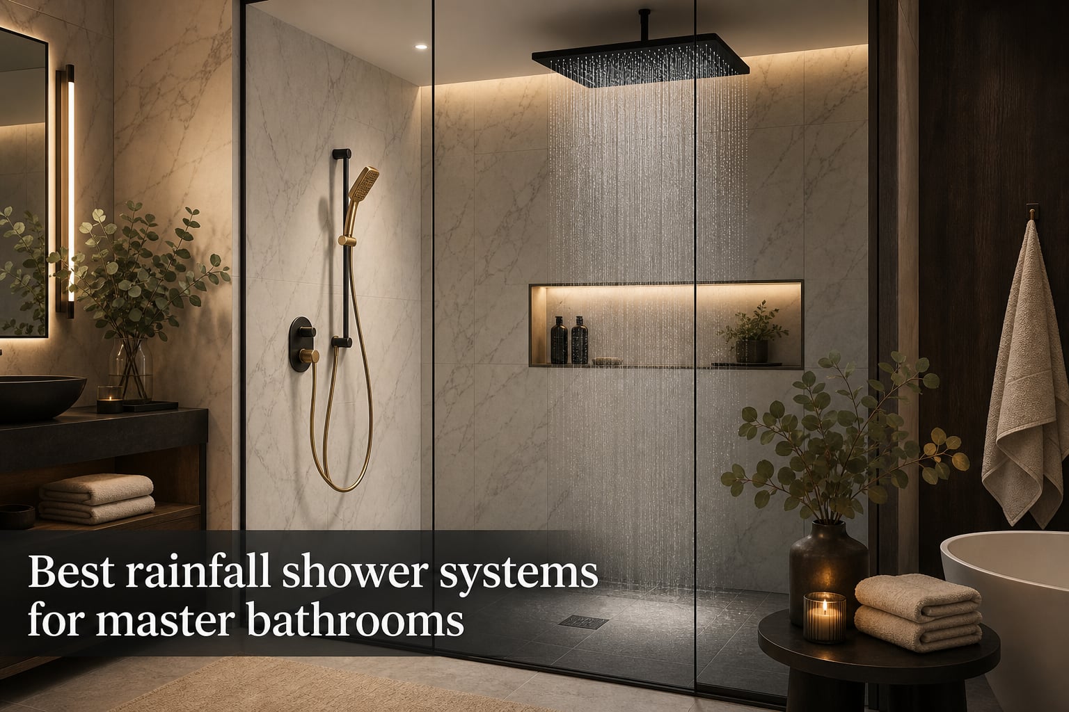 Best rainfall shower systems for master bathrooms