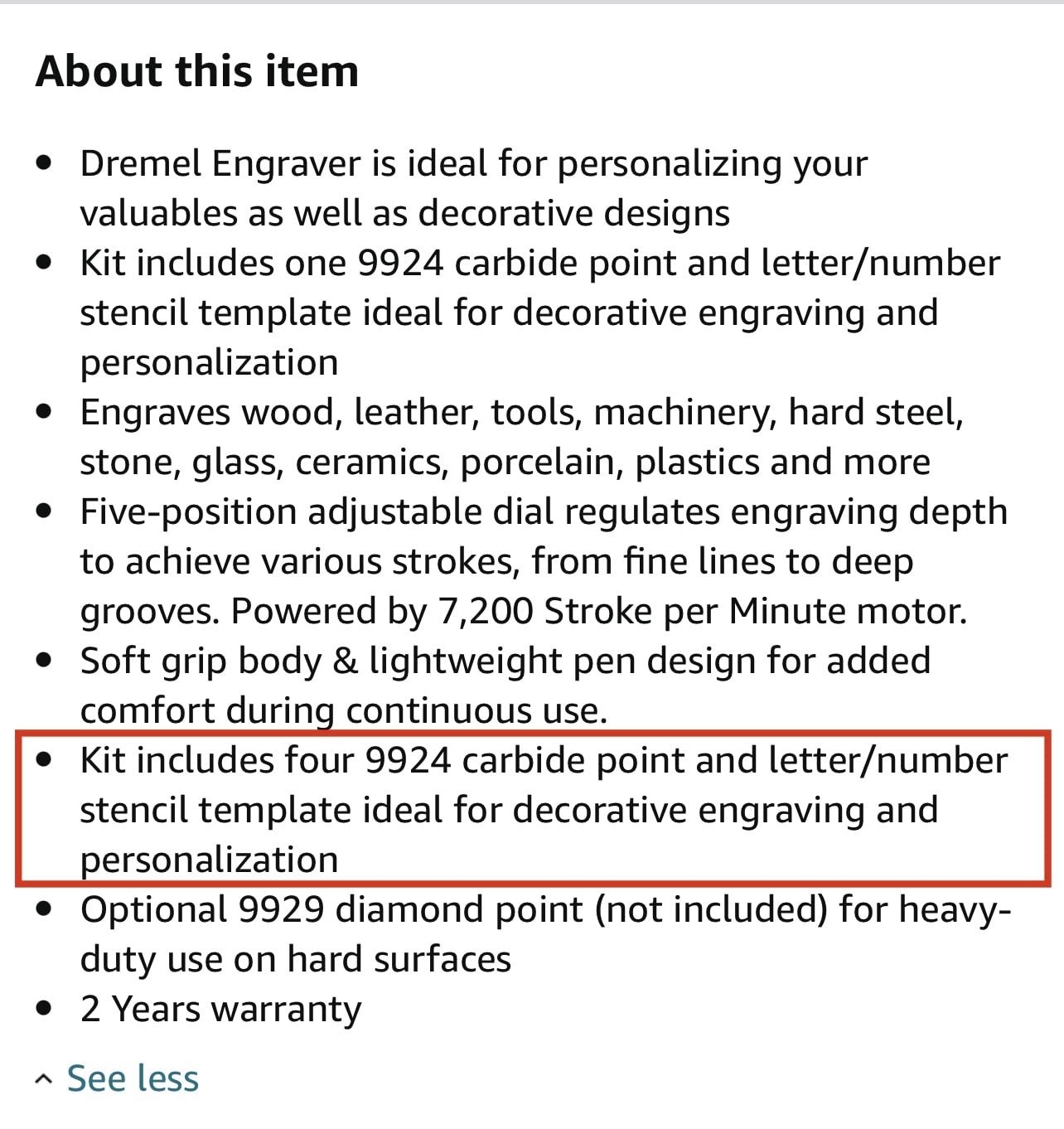Dremel 120-Volt Corded Engraver Kit with Stencil - Perfect for DIY Personalizing and Engraving Leather, Metal, Glass, and Wood, 290-02 customer photo 1