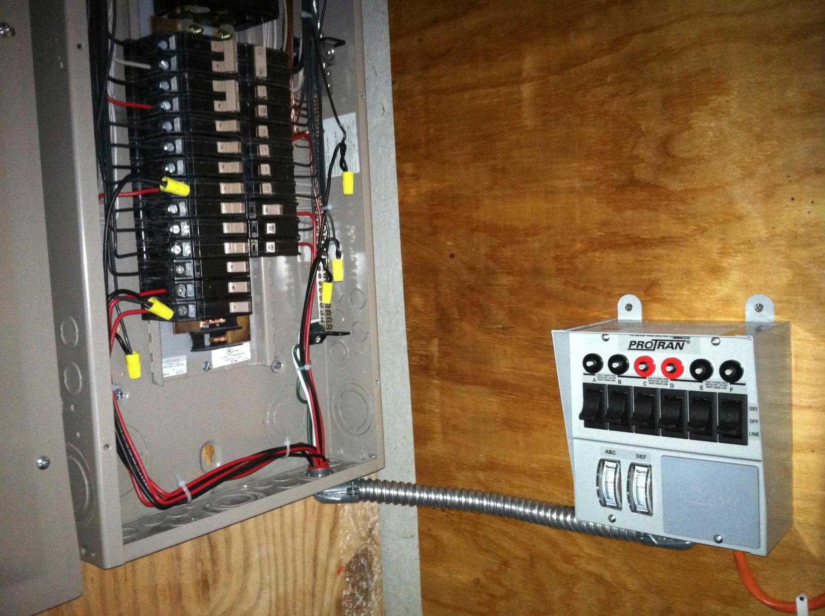 Reliance Controls Corporation 31406CWK 30 Amp 6-circuit Pro/Tran Transfer Switch Kit for Generators (7500 Watts) customer photo 2