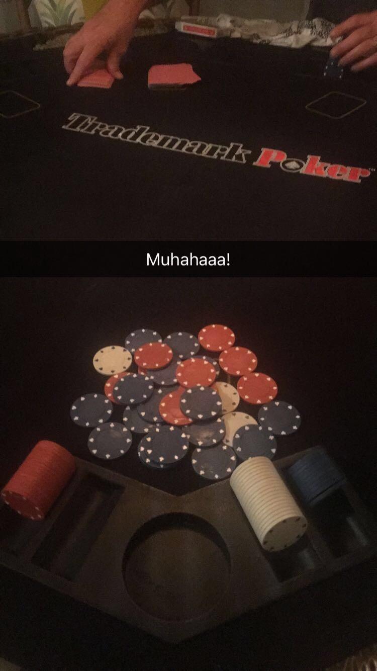 Poker Table Topper - Foldable Texas Hold 'Em Set with Carry Case, 300 Poker Chips, 2 Decks of Cards, and Dealer and Blind Buttons by Trademark Poker customer photo 2