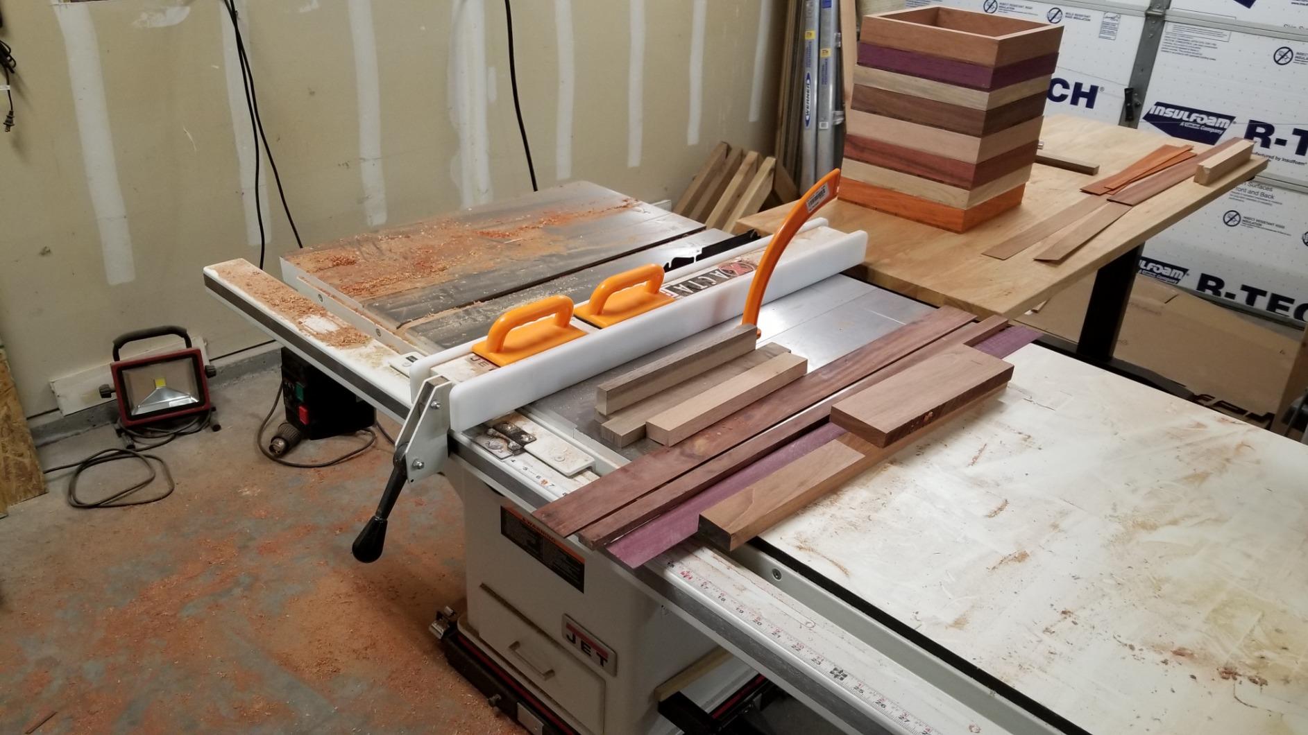JET 10-Inch Deluxe XACTA Table Saw, 50-Inch Rip, 3 HP, 230V 1Ph (JTAS-10XL50-1DX) customer photo 2