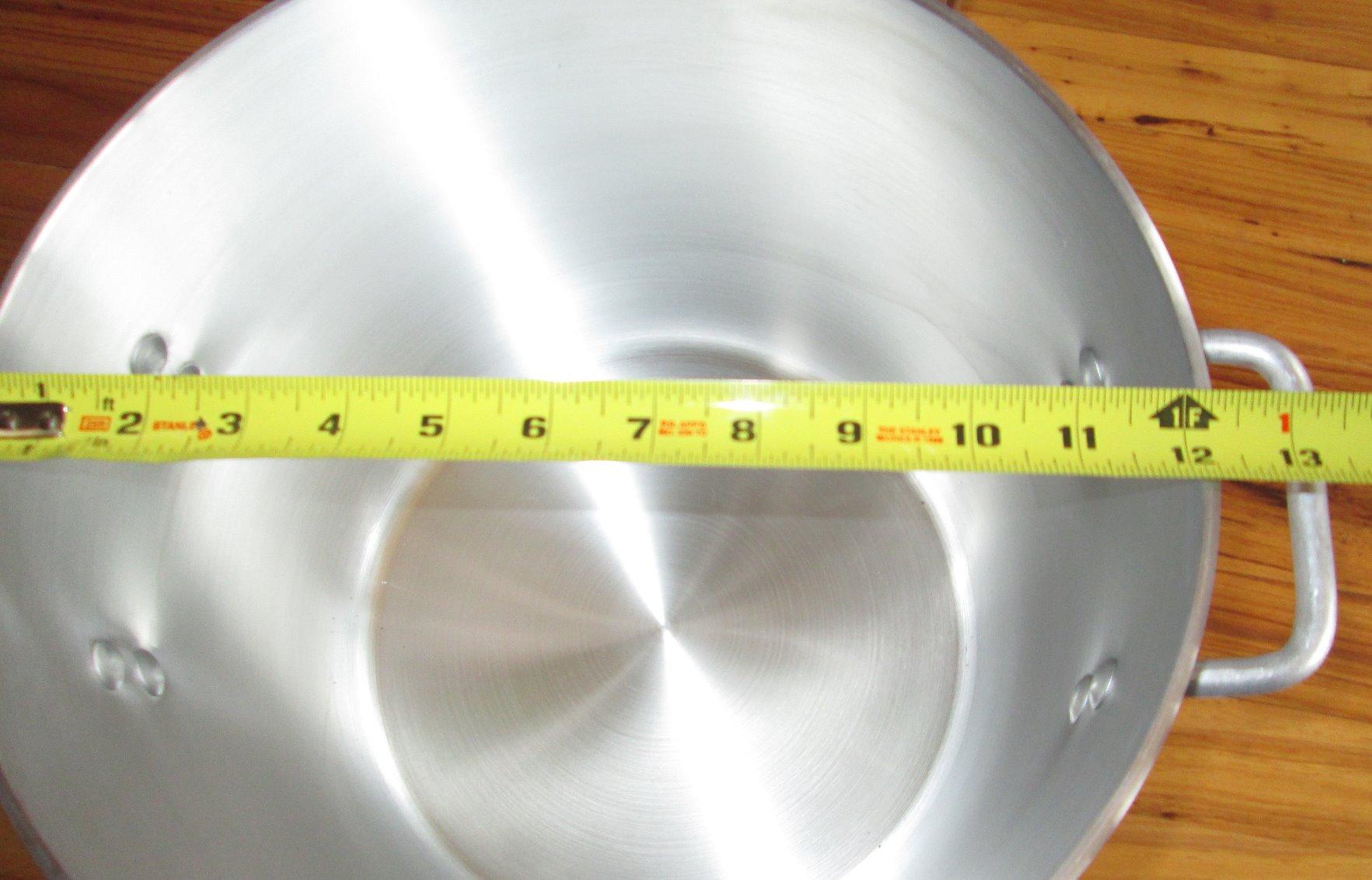 Winco Silver 60 qt Aluminum Stock Pot | Heavy-duty, Riveted handles, Reinforced walls, Great for Stocks, Soups, Pasta and Batch Cooking customer photo 2
