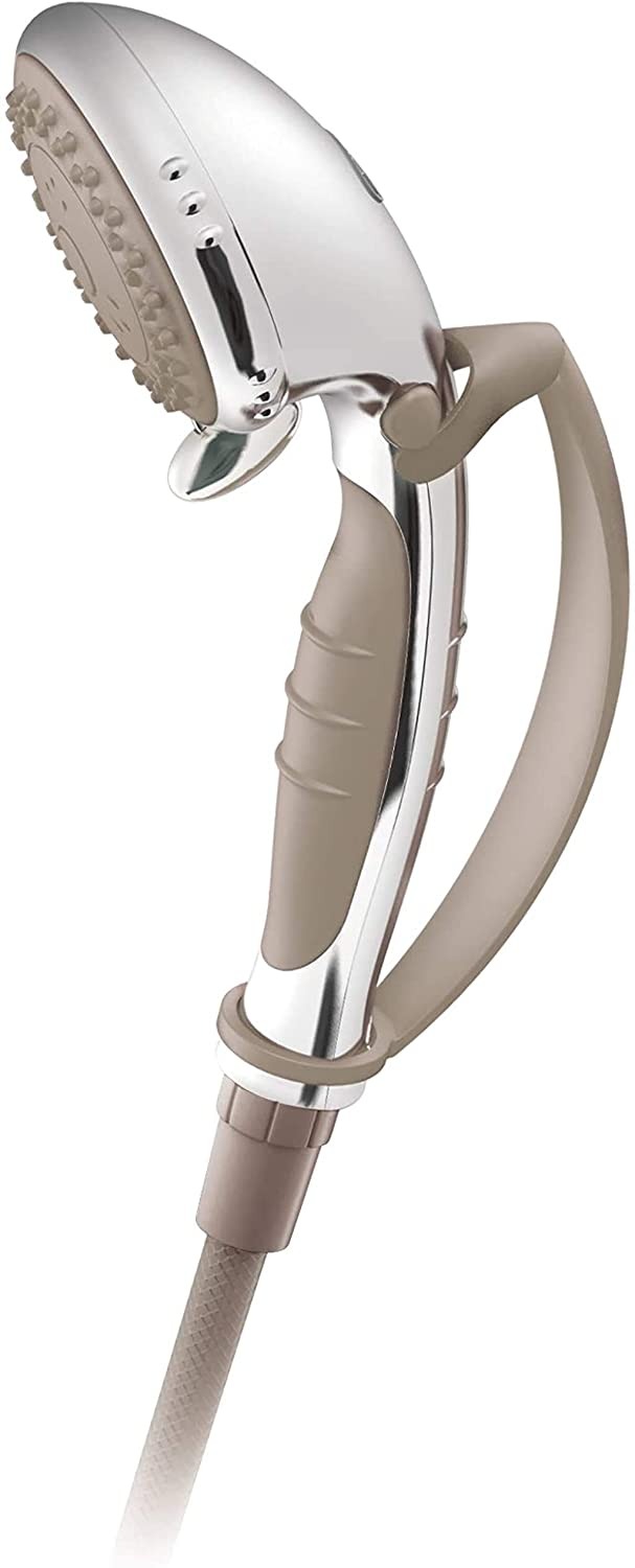 Moen DN8001CH Home Care Multi-Function Handheld Showerhead with Non-Positive Pause Control, Chrome Finish, Wall-Mounted Hand Shower with 7-Foot Hose and Lightweight Soft Grip Handle customer photo 1