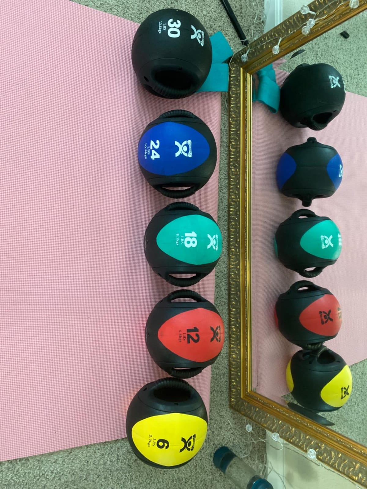 CanDo Dual-Handle Medicine Ball - 9