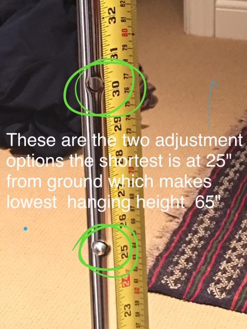 Collapsible/Folding Rolling Clothing/Garment Rack Salesman's Rack customer photo 1