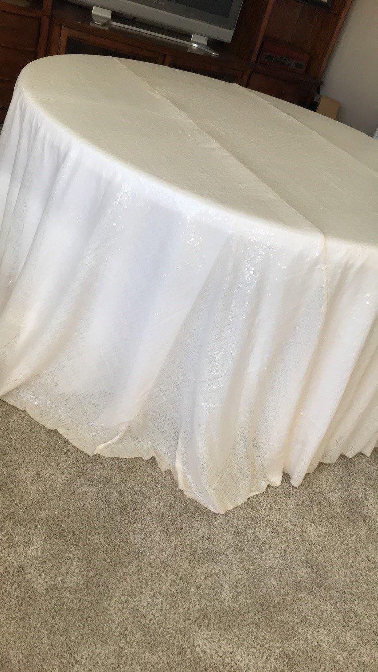 LIFETIME 25402 Commercial Round Fold in Half Table, 5 Feet, White Granite customer photo 1