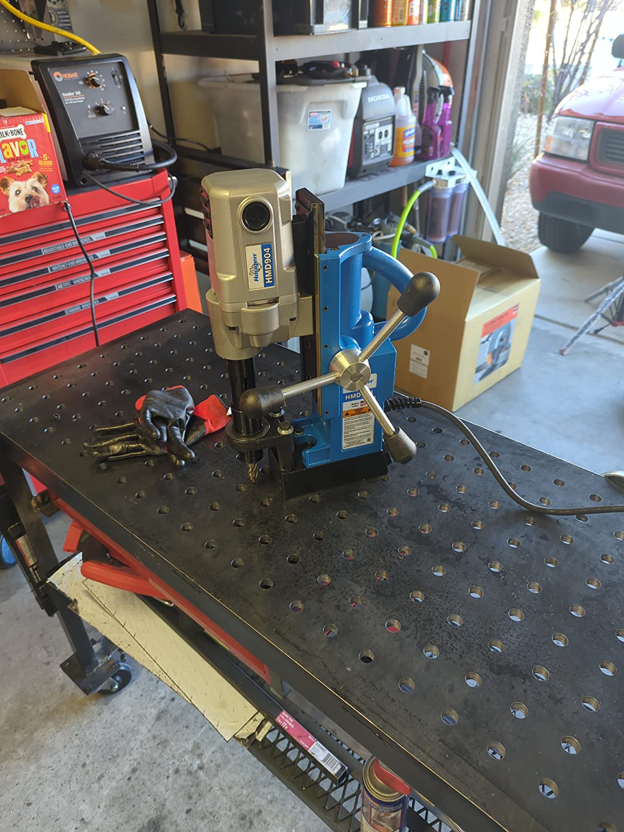 Hougen HMD904 115-Volt Magnetic Drill customer photo 1