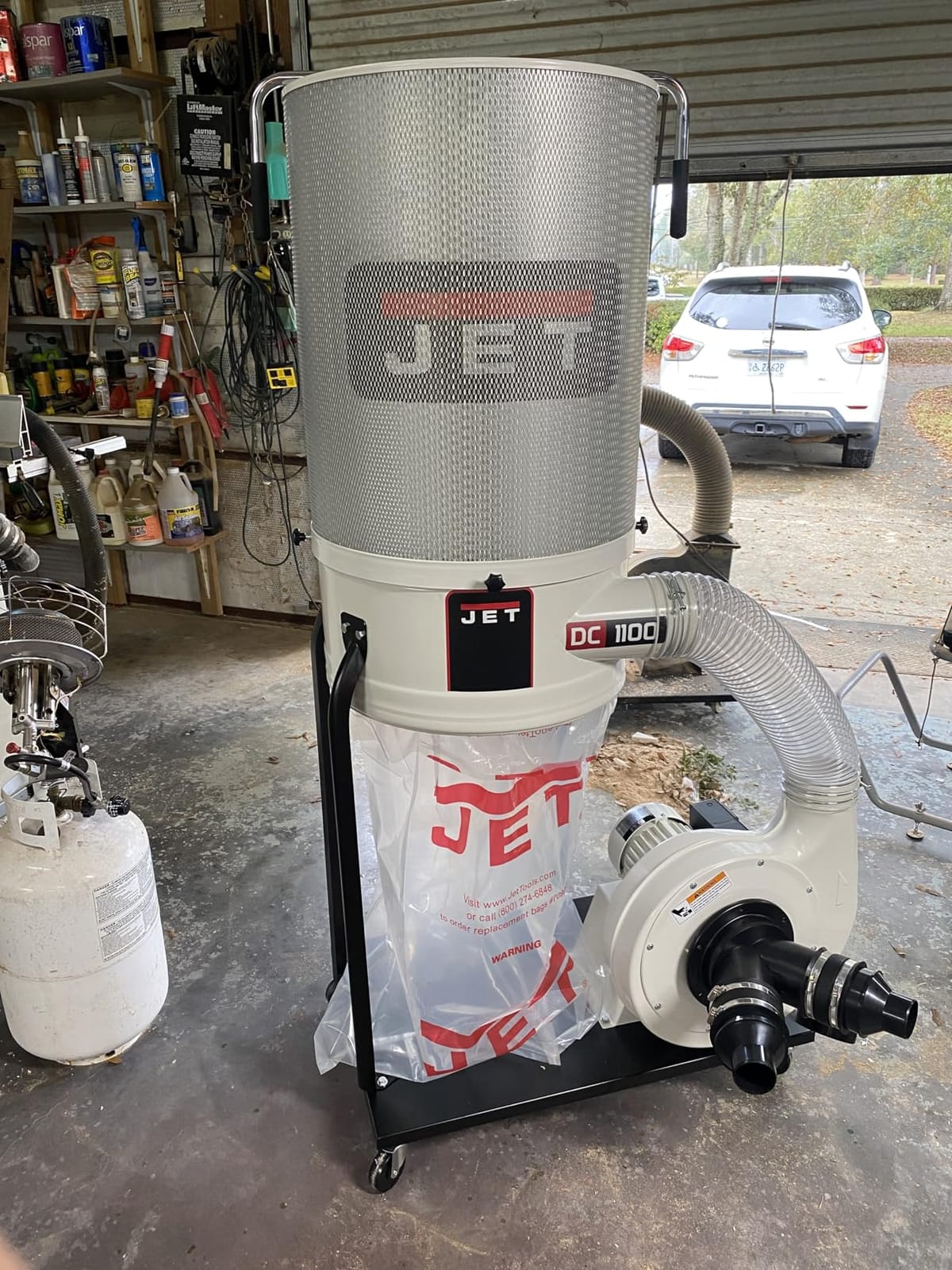 JET Vortex Cone Dust Collector with 2-Micron Canister Filter, 1-1/2 HP, 115/230V 1Ph (DC-1100VX-CK) customer photo 2