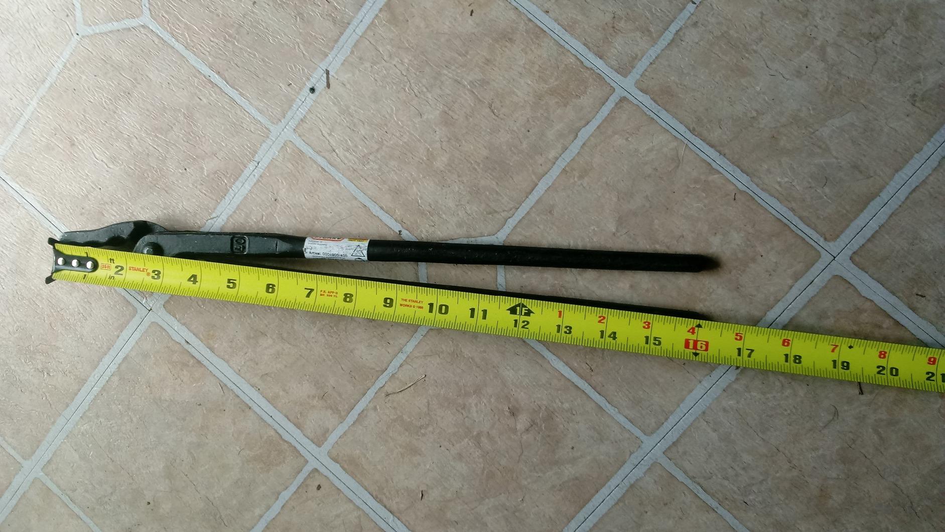 Picard Blacksmith Tongs, Wolf's Jaw, 16