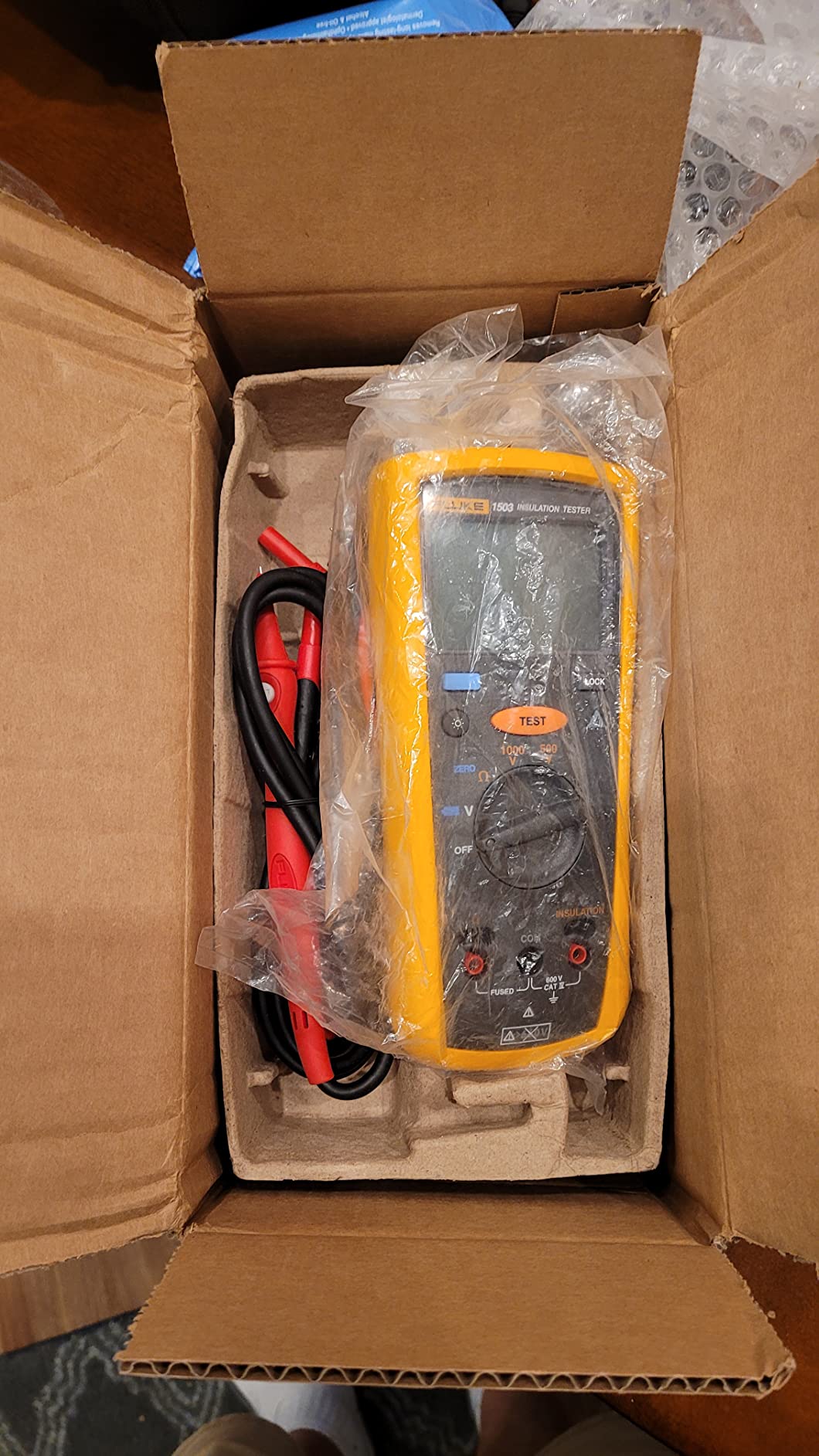 Fluke 1503 Insulation Resistance Tester customer photo 1