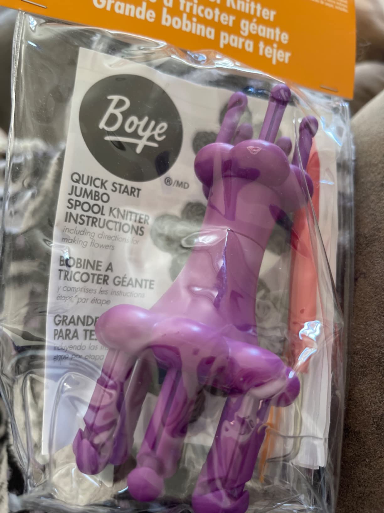 Boye Loom Craft Kit Jumbo Spool Knitting Set customer photo 1