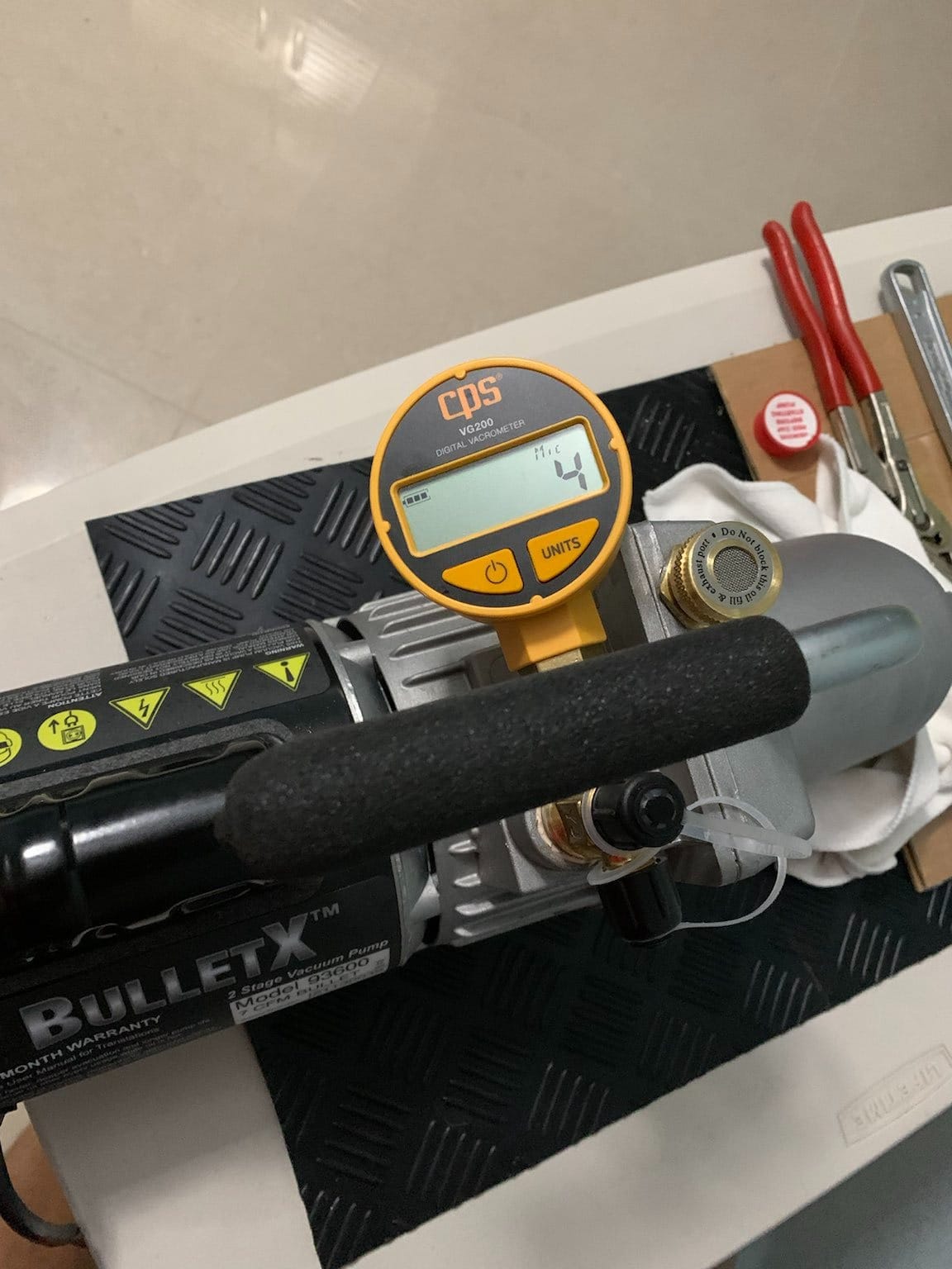 Yellow Jacket 93600 Bullet Single Phase Vacuum Pump, 7 Cfm, 115V, 60 Hz customer photo 1