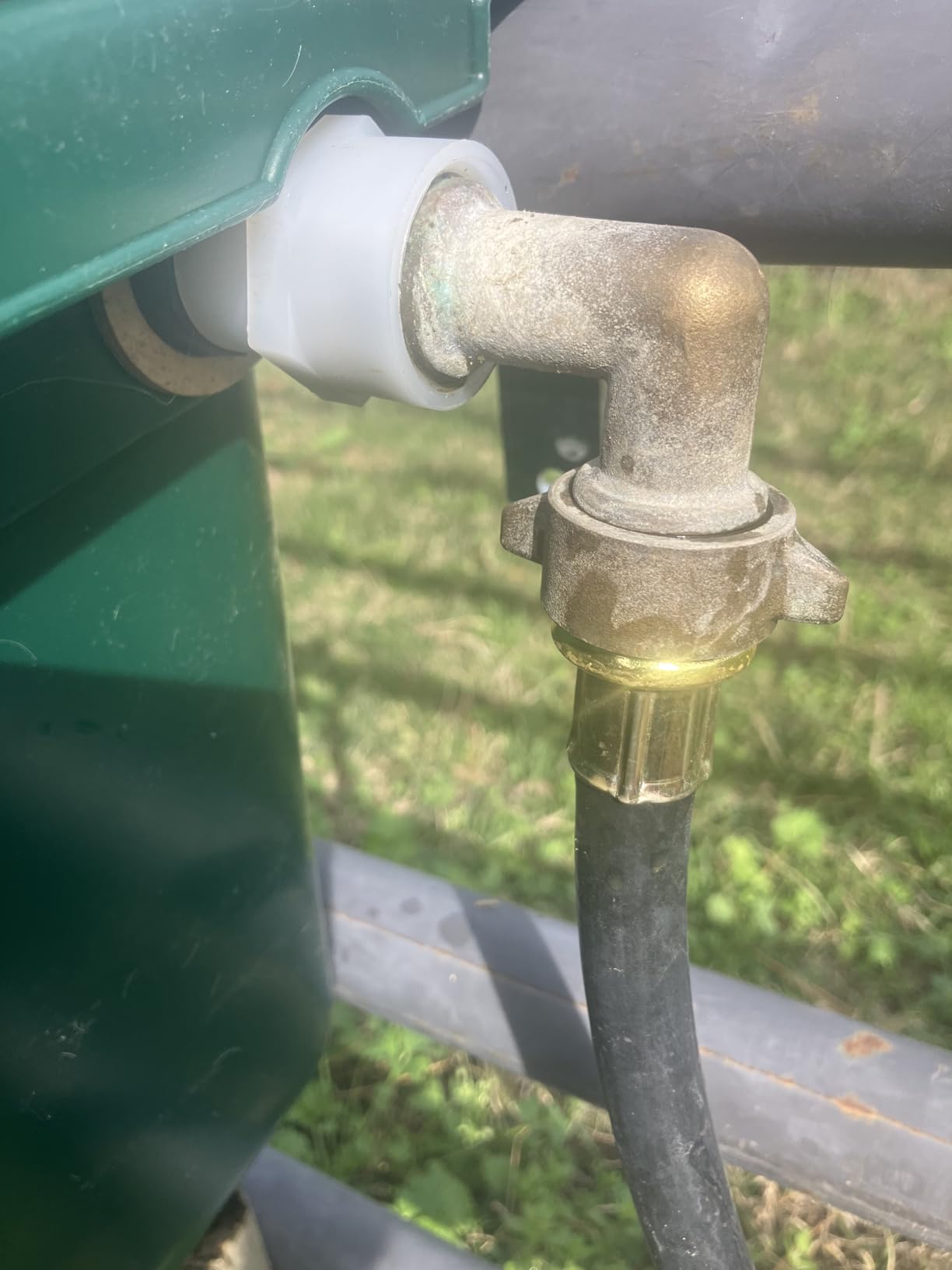Little Giant Automatic Animal Waterer | DuraMate Float Controlled Automatic Waterer for Livestock | Heavy Duty and Durable | Made in USA | 4 Gallon (Blue) | Float-Controlled Auto-Refill, Attached 30 Inch Hose customer photo 2