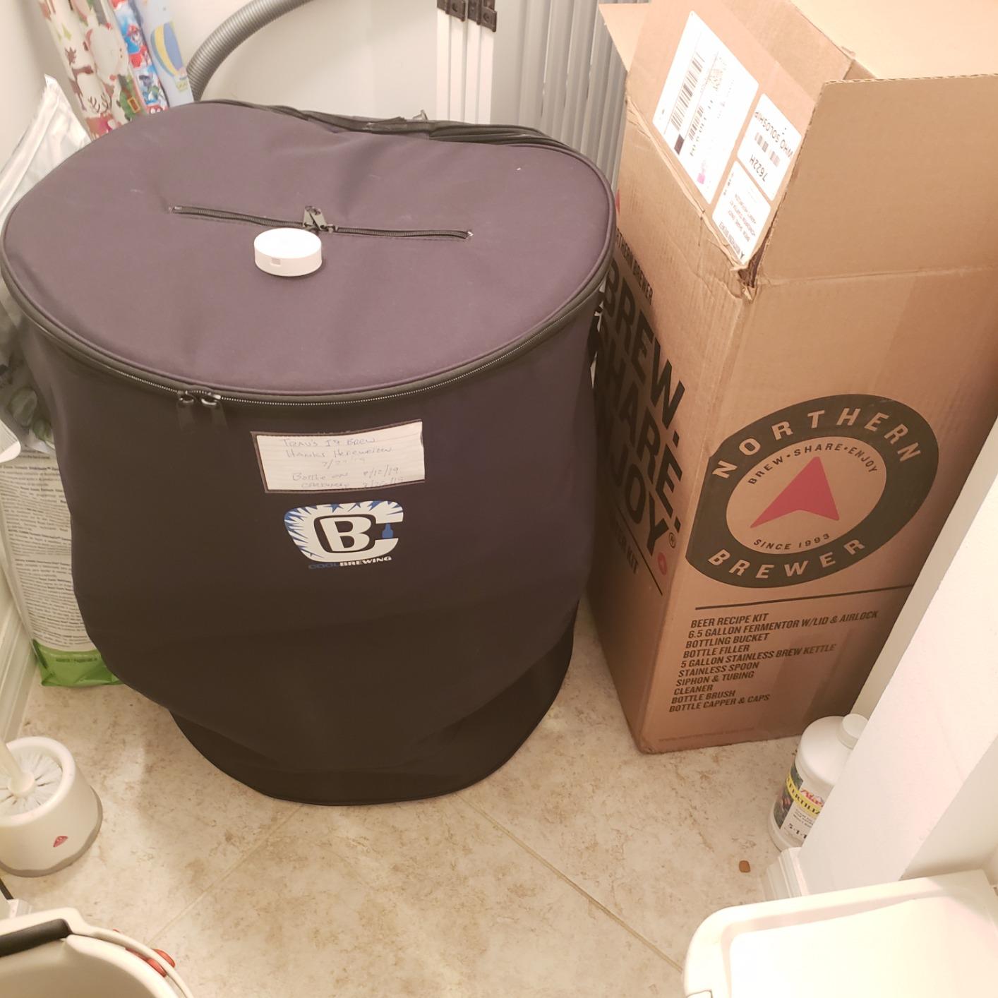 Home Brewing Fermentation Cooler - Beer Brewing Temperature Control, Keg Cooler, Fermentation Brewing Bag. The Original - Cool Brewing Fermentation Cooler. customer photo 2
