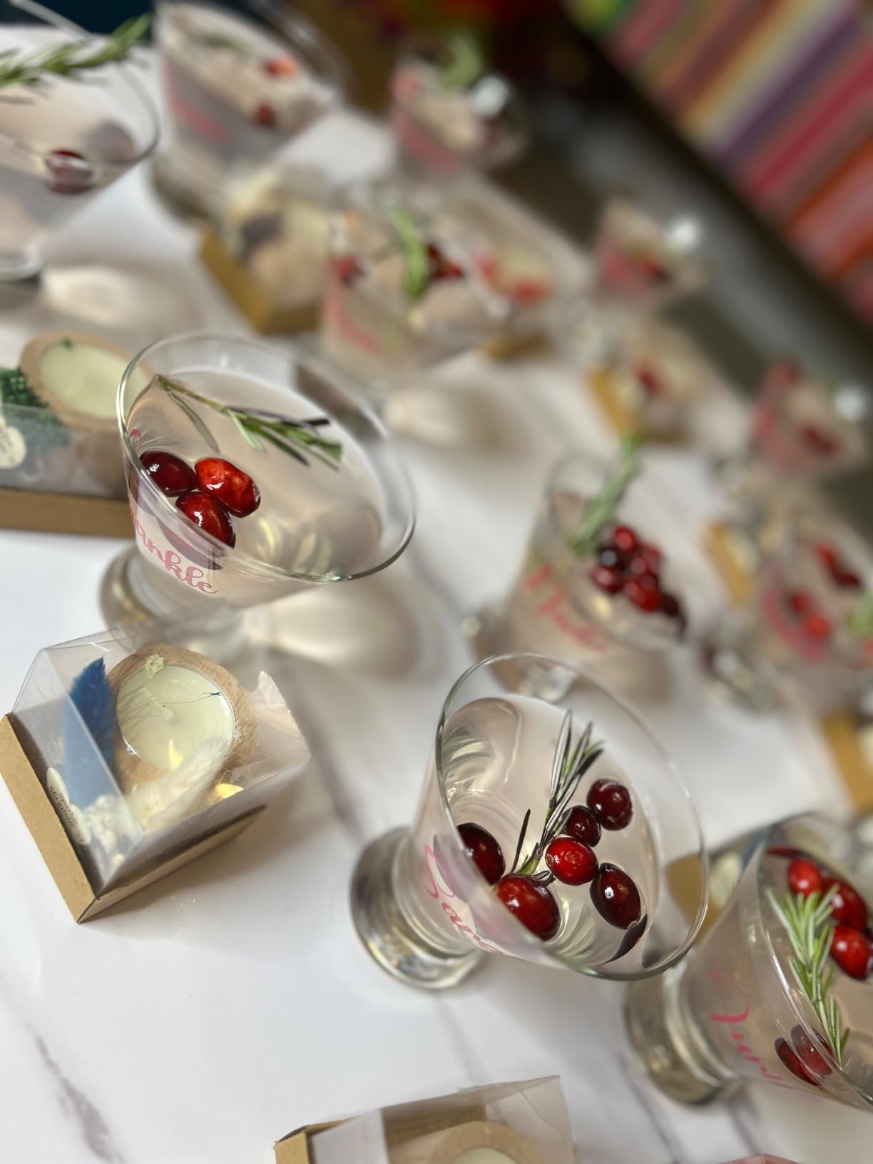 Libbey Cosmopolitan Stemless Martini Glasses Set Of 12, Dishwasher Safe Holiday Martini Glass, Lightweight Cocktail Glass Set for Wedding Party | 8.25 oz Capacity for Cocktails, Appetizers, Desserts, and More with Stemless Design and Dishwasher-Safe Cleanup customer photo 2