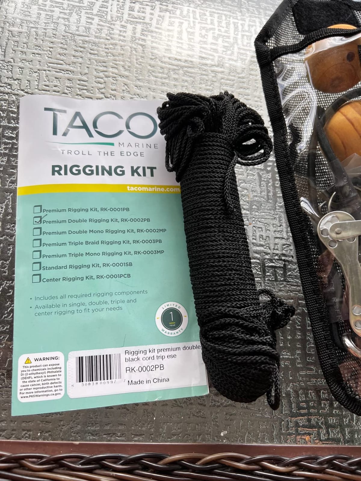 TACO Marine RK-0002PB Marine Premium Double Rigging Kit for 2 Outriggers customer photo 2