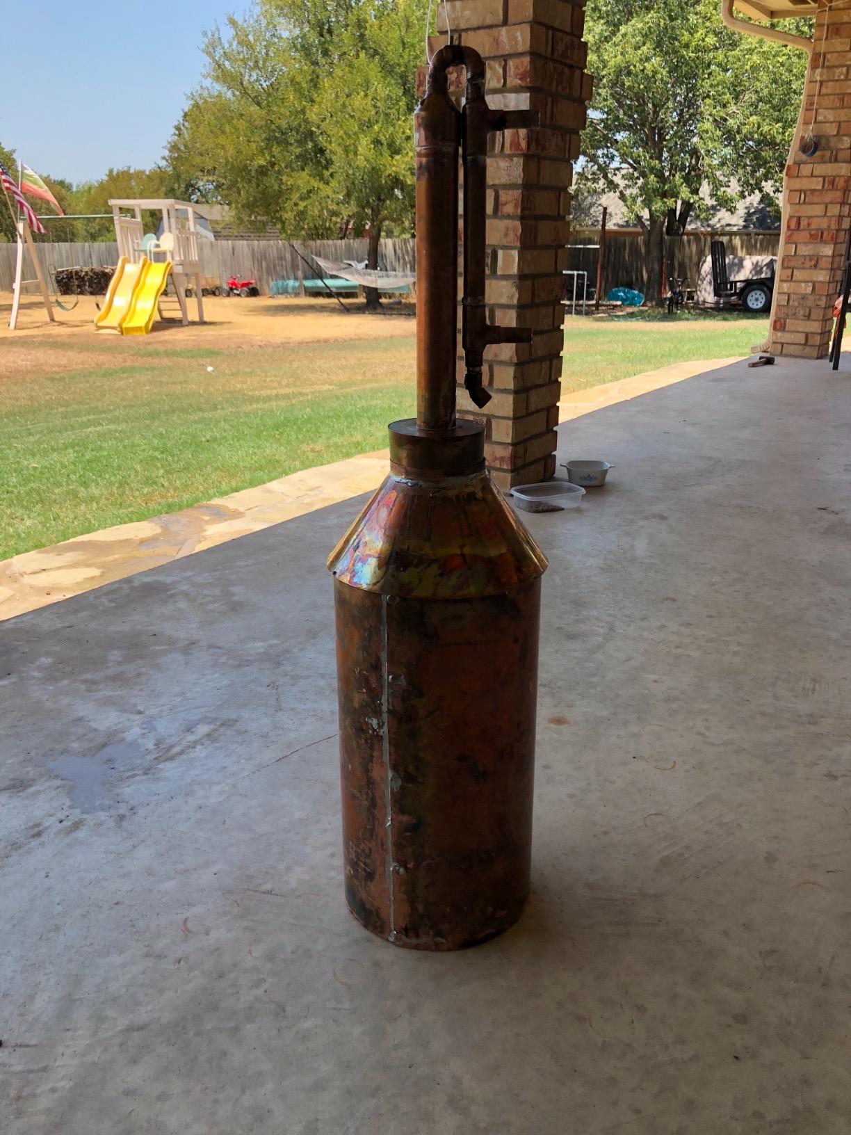 5 Gallon Copper DIY Still Kit. Made in the USA customer photo 2