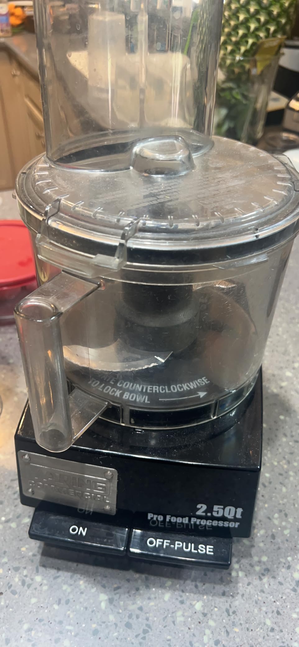 Waring Food Processor with 2.5 Quart Capacity, 3/4 Horsepower Motor, Vegetable Chopper for Professional Kitchens customer photo 1