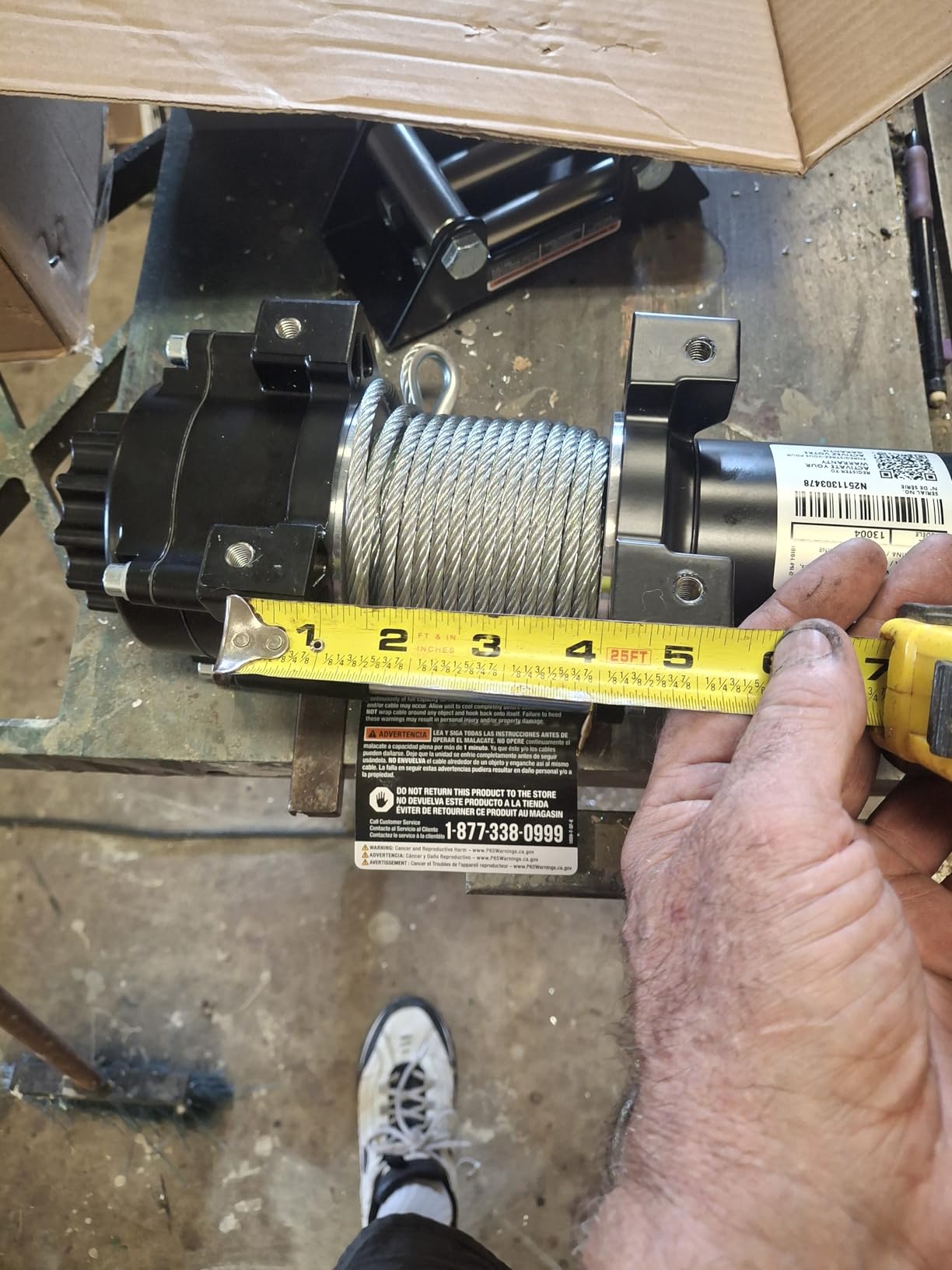 Champion Power Equipment 3000-lb. ATV/UTV Winch Kit customer photo 2