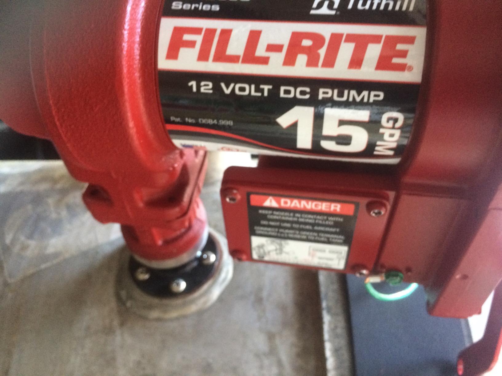 Fill-Rite FR1204H 12 V 15 GPM Fuel Transfer Pump (Pump Only Model) | Gasoline, Diesel, Kerosene, Ethanol Blends, Methanol Blends, & Biodiesel customer photo 1