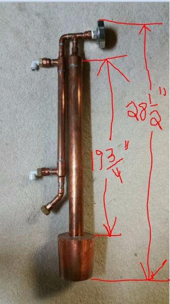 10 Gallon Copper Still Kit. Made in the USA customer photo 2