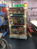Shop Fox D4347 F-Clamp Rack, 3-Pack customer photo 2