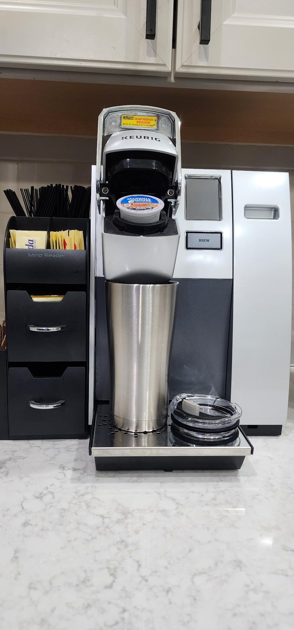 Keurig K155 Office Pro Single Cup Commercial K-Cup Pod Coffee Maker, Silver customer photo 1