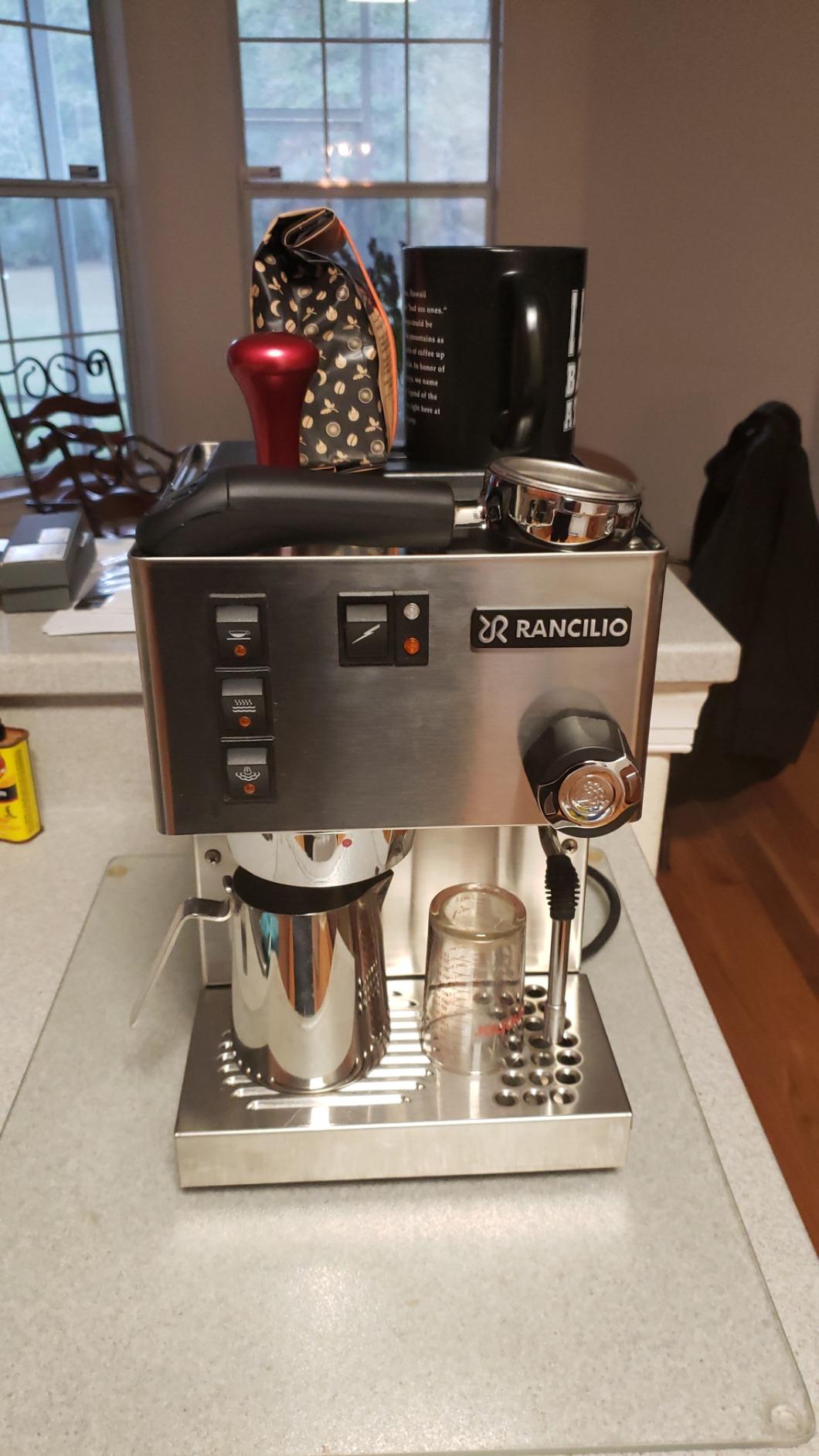 Rancilio Silvia Espresso Machine with Iron Frame and Stainless Steel Side Panels customer photo 1