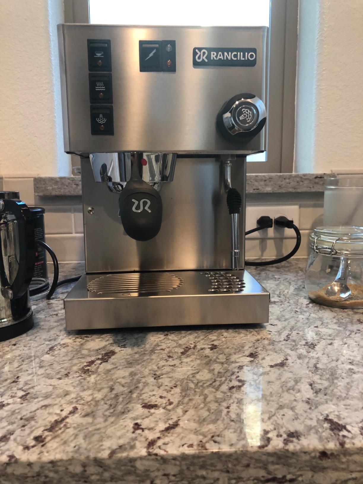 Rancilio Silvia Espresso Machine with Iron Frame and Stainless Steel Side Panels customer photo 2