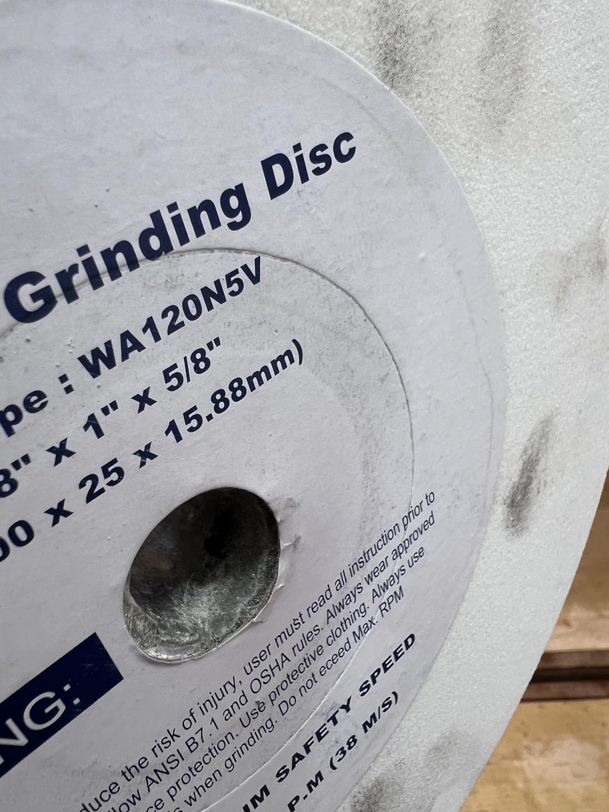 RIKON 80-805 8-Inch Slow Speed Bench Grinder with Anti-Vibration Rubber Feet customer photo 2