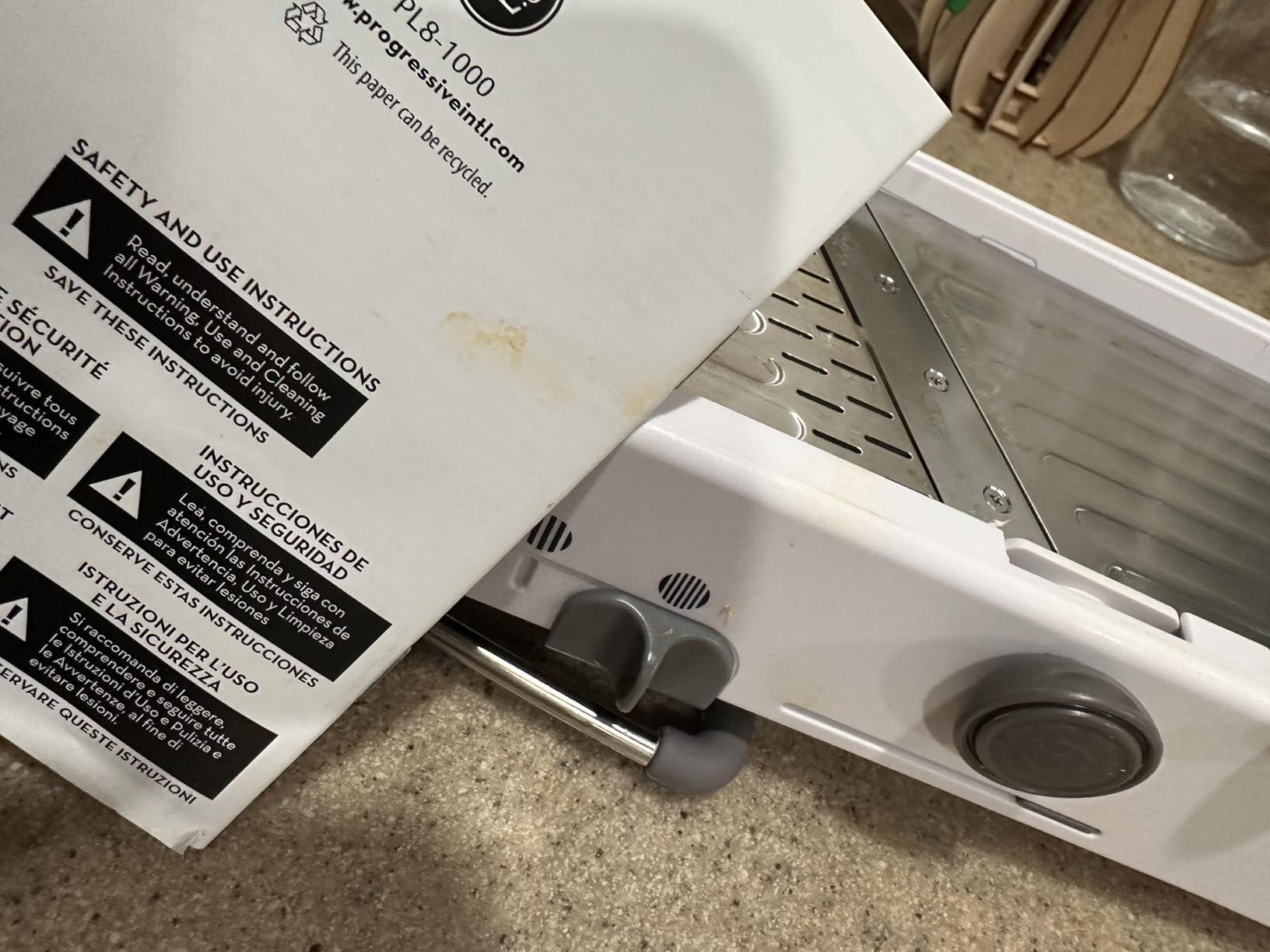 PL8 Professional Mandoline - Versatile Slicer with Adjustable Straight, Waffle, and Julienne Blades, Extra-Wide Stainless Steel Deck, Safety Hand Guard, Non-Skid Feet customer photo 1