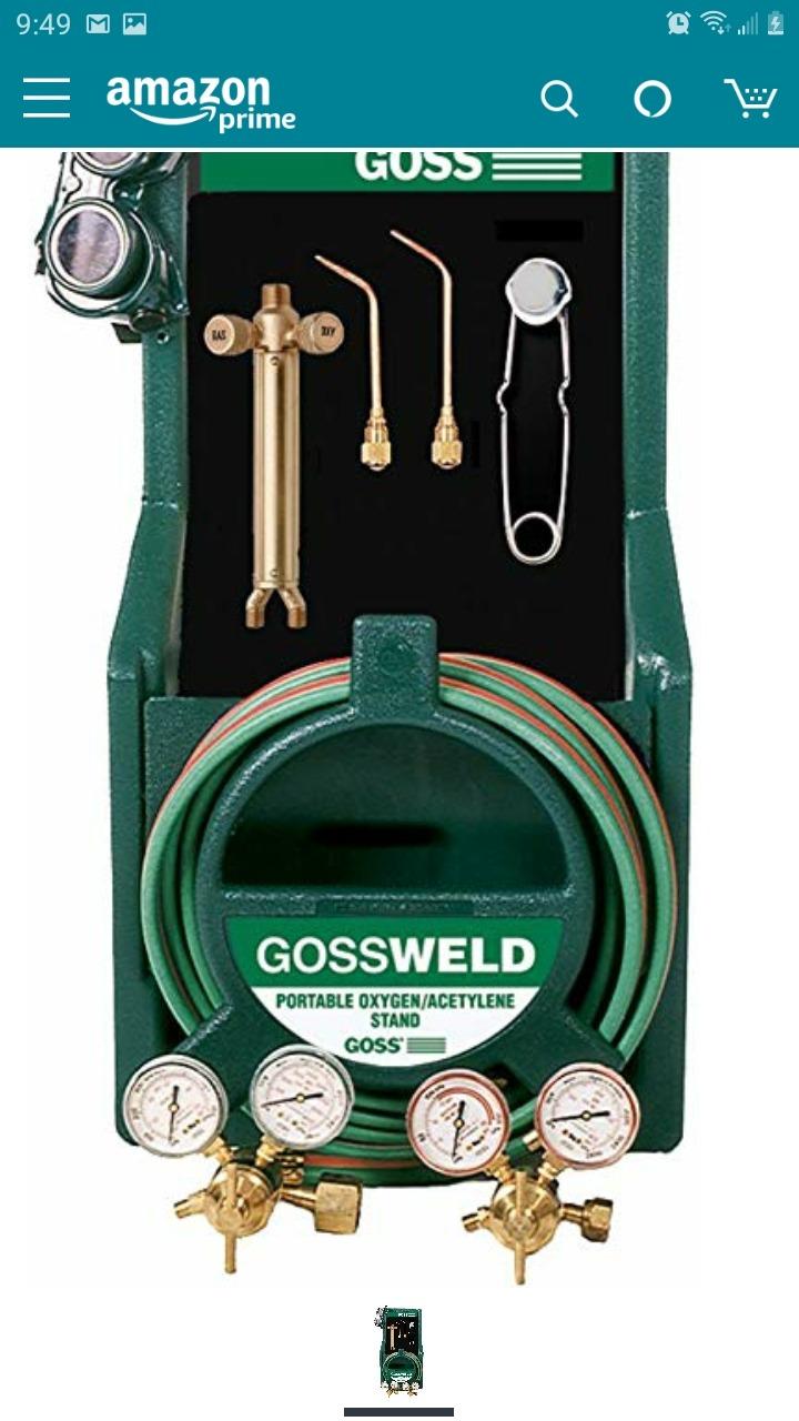 XtremepowerUS Oxygen & Acetylene Welding Brazing Cutting Torch Kit with 3 Nozzle, 11.5 ft Hose, Gauge Regulator Set, CGA 540, Goggles, Carrying Case customer photo 2